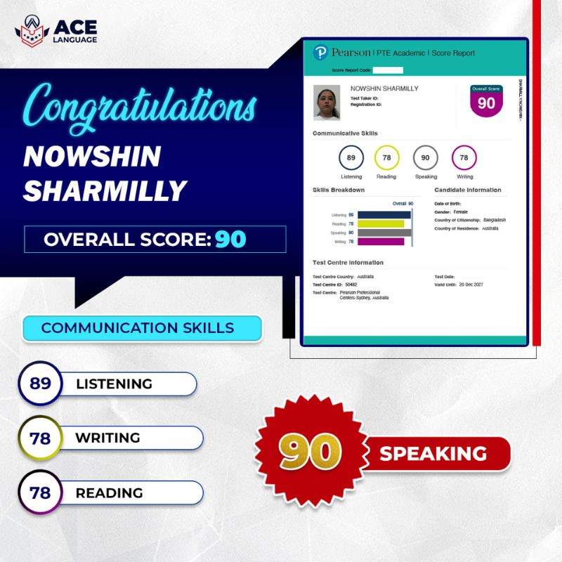 ACE Language Student 7