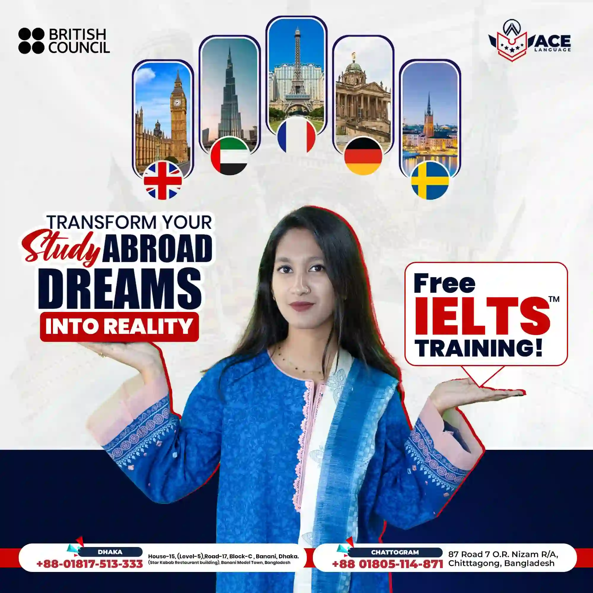 Free IELTS Training in Bangladesh: What ACE Language Offers and Why It Matters